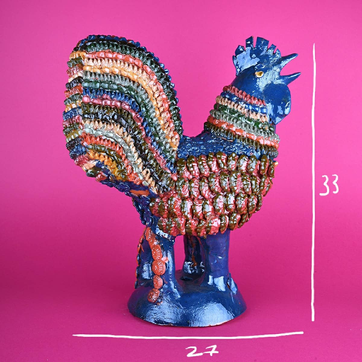 Animal vidriado grande
