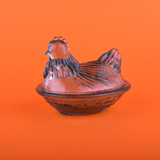 Gallina vidrio transparente